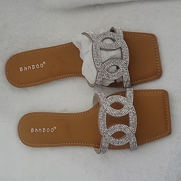 BAMBOO Shoes - New Bamboo Silver Slide
